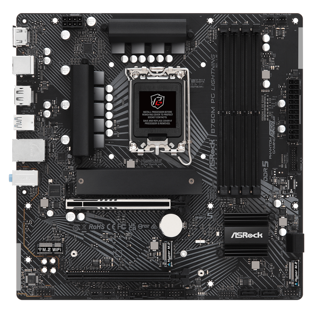 Материнська плата ASRock B760M PG Lightning (12430250)