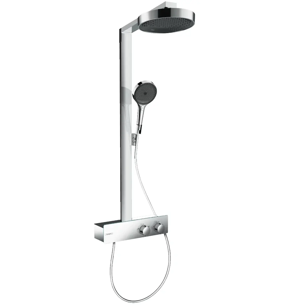 Душевая система Hansgrohe Rainfinity Showerpipe 250 1jet EcoSmart с термостатом металл Хром (28742000)