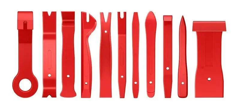 Набор инструментов для снятия обшивки и разборки салона EL-198504 19 шт. съемники/клещи/ключи в чехле ABS-пластик (opt-104316)