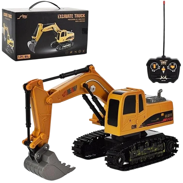 Будтехніка на радіокеруванні дитяча TK Union Group QH25-01D Екскаватор рухомі деталі/світлові ефекти (2844514165)