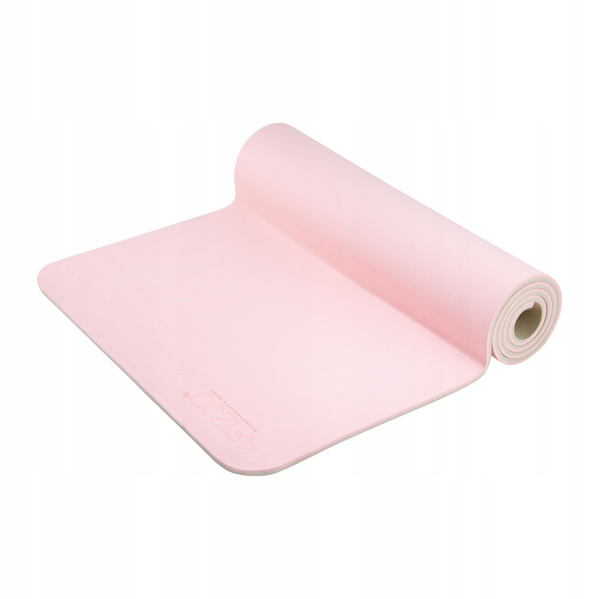 Килимок для фітнесу 4fizjo TPE 180x60x0,6 см Pink/Grey (P-5907739317063) - фото 9