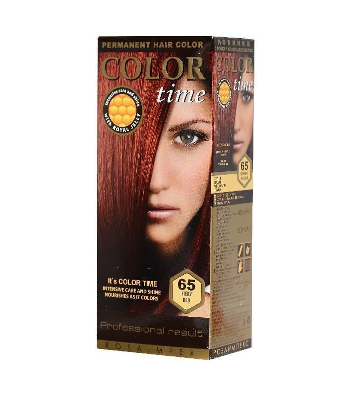 Краска для волос Color Time 65 Огненно-красный