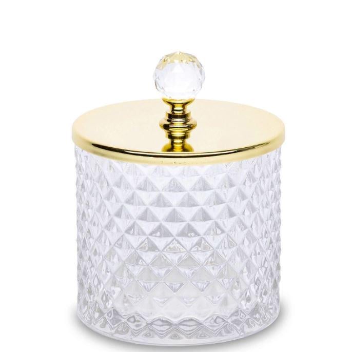 Емкость декоративная с крышкой (34614)
