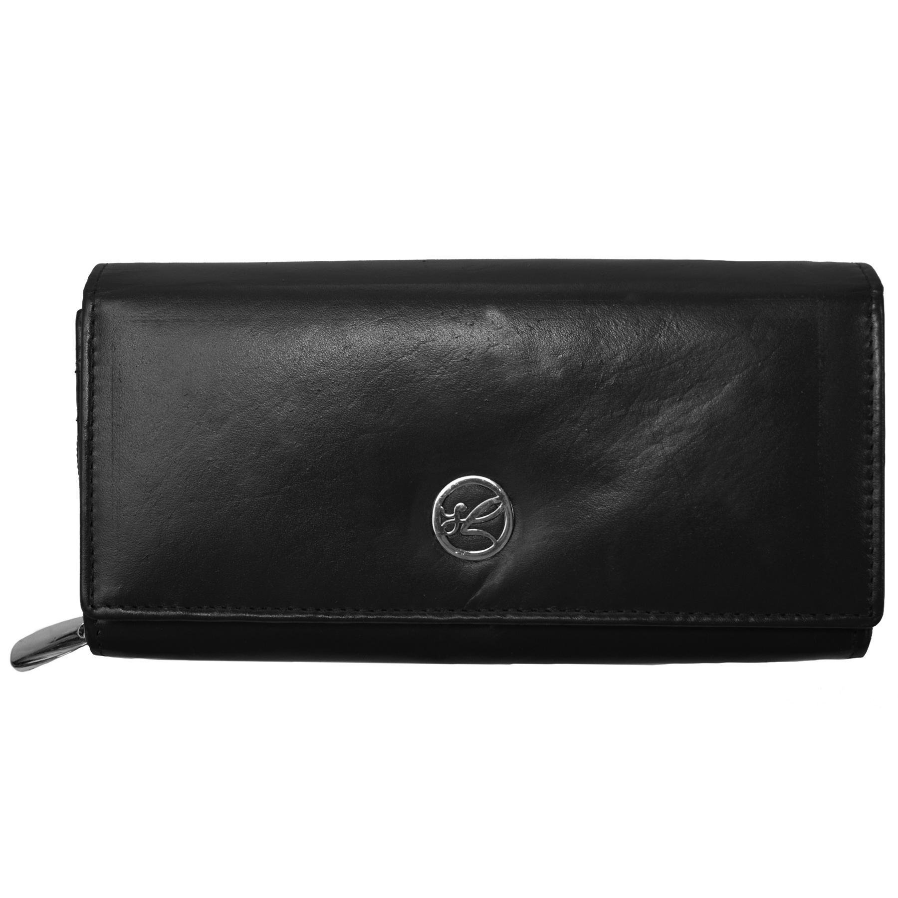 Кошелек женский кожаный SEMI LINE RFID Black (P8273-0) - фото 4 Кошелек женский кожаный SEMI LINE RFID Black (P8273-0) - фото 4