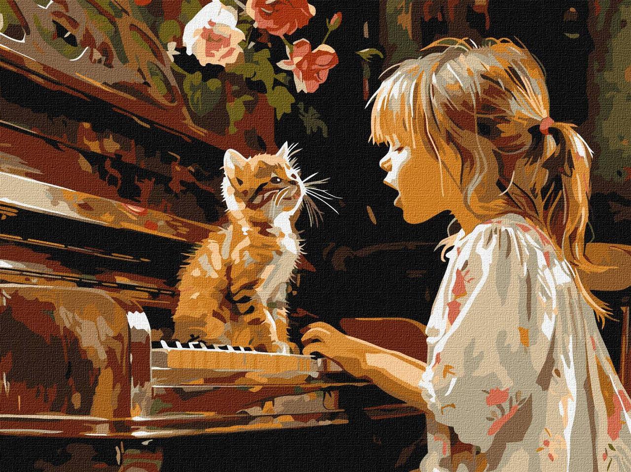 Картина за номерами Ideyka Співочий дует 30х40 см (2867217822)