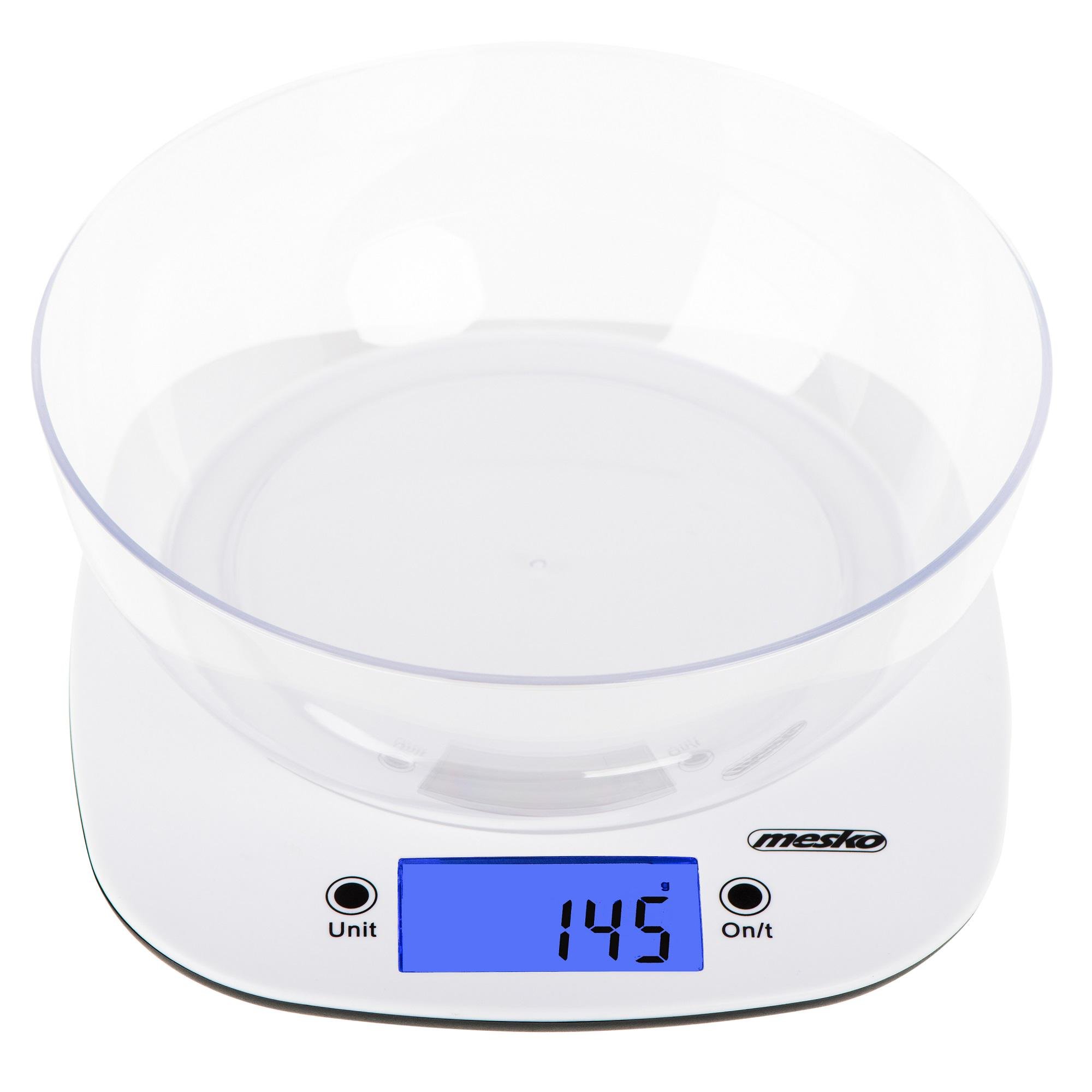 Електронні кухонні ваги з чашею Mesko (MS 3165)