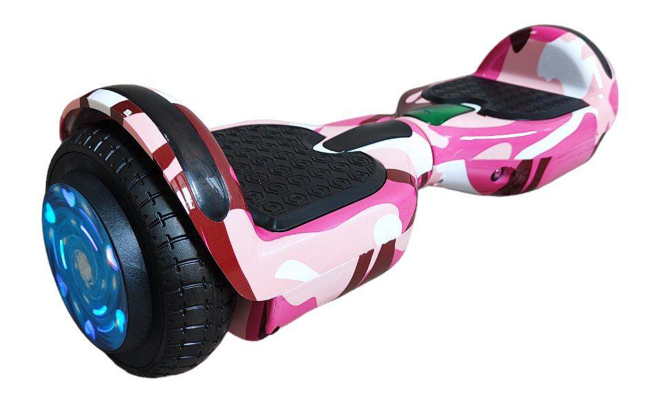 Гіроборд Smart Balance Камуфляж 6,5" Рожевий