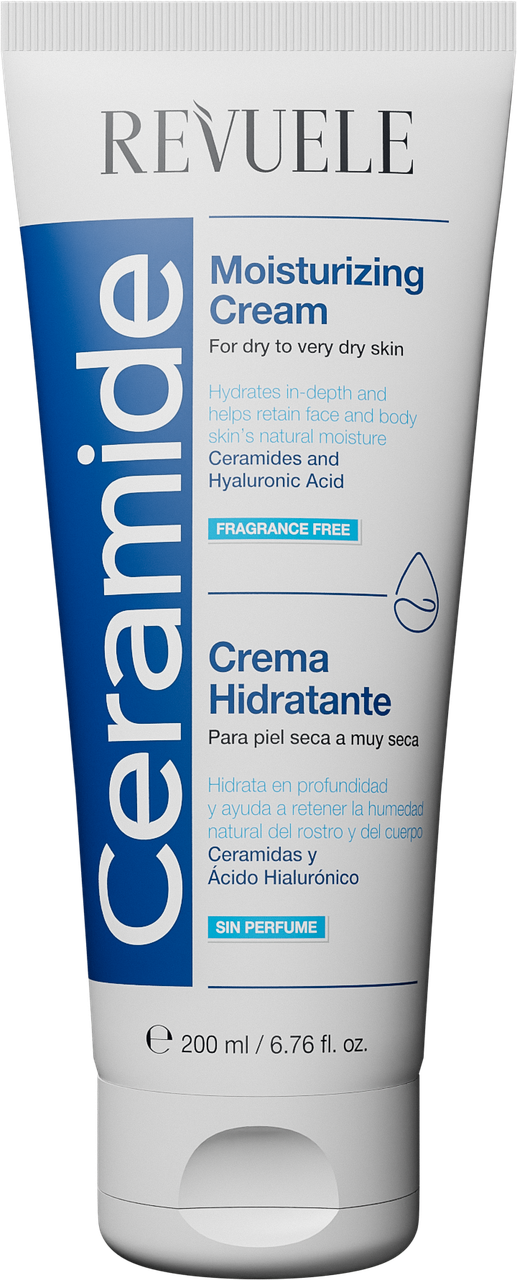 Крем для лица и тела увлажняющий с керамидами Revuele 200 мл (2128133280)