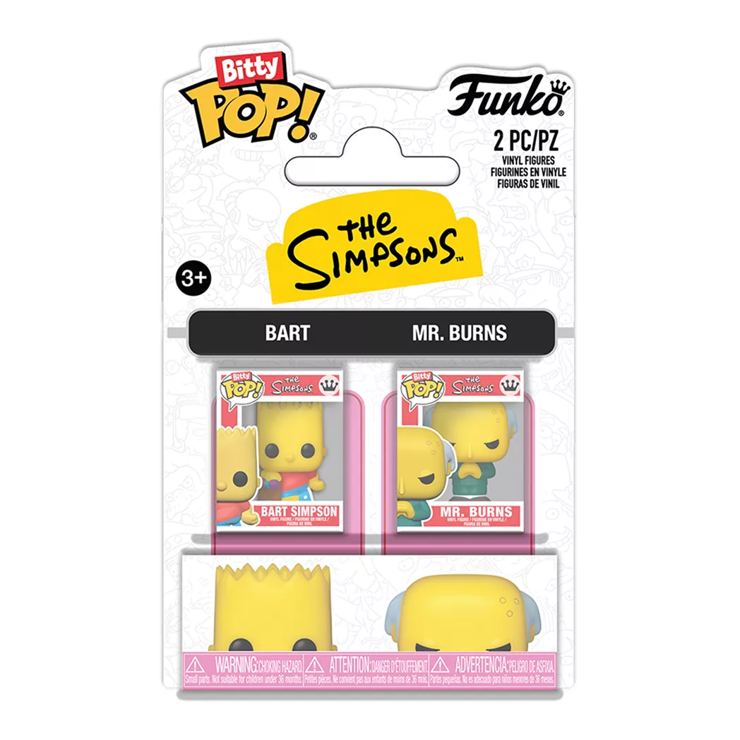 Набір фігурок Funko POP! Bitty Сімпсони Барт і Містер Бернс (94216)