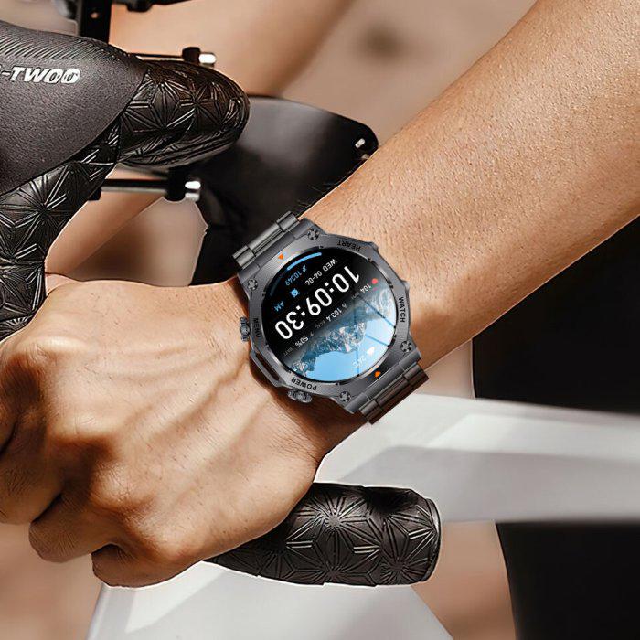 Смарт-годинник UWatch Smart Mevaden Ultra Black Steel з ремінцями 2 шт. (2043) - фото 6 Смарт-годинник UWatch Smart Mevaden Ultra Black Steel з ремінцями 2 шт. (2043) - фото 6