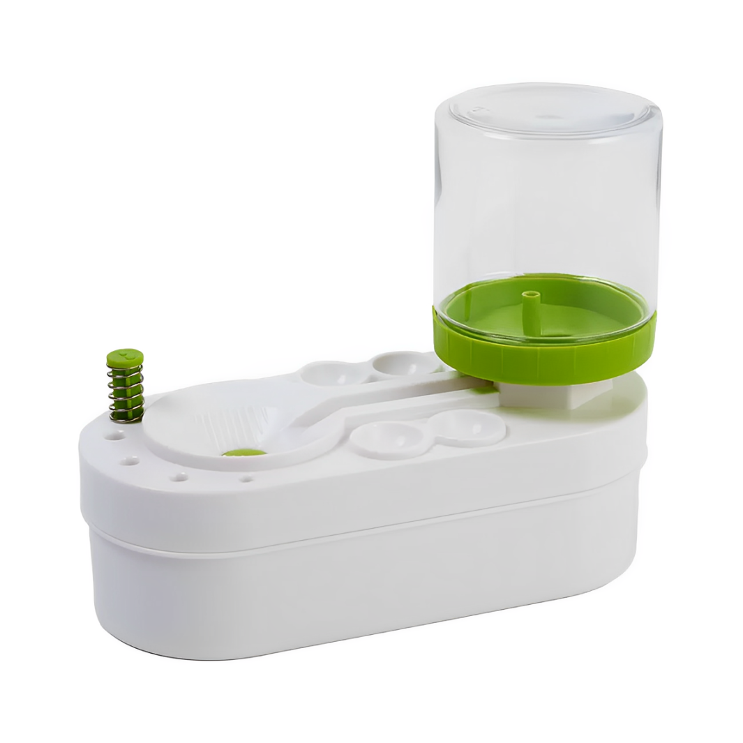 Стаканчик для рисования с палитрой фильтрацией и резервуаром для воды Green (000919) Стаканчик для рисования с палитрой фильтрацией и резервуаром для воды Green (000919)