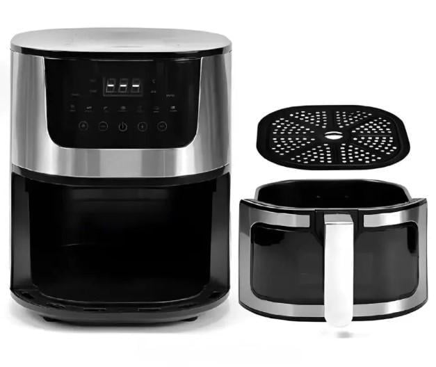 Аерофритниця Rainberg RB-2268 4200 Вт сенсорна з регулюванням температури 8 л Чорний (2104618535) - фото 7 Аерофритниця Rainberg RB-2268 4200 Вт сенсорна з регулюванням температури 8 л Чорний (2104618535) - фото 7