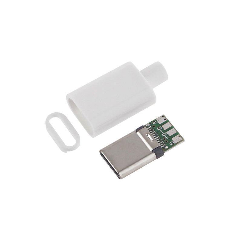 Штекер USB Type-C для зарядки Белый (A448998)