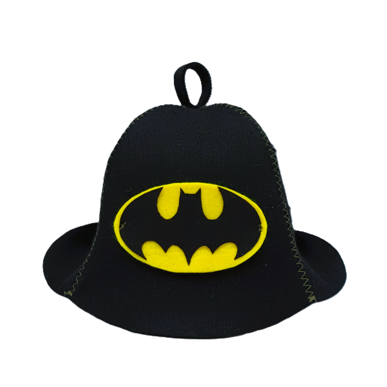 Шапка для бани Luxyart Бэтмен искусственный мех Черный (XL-460)