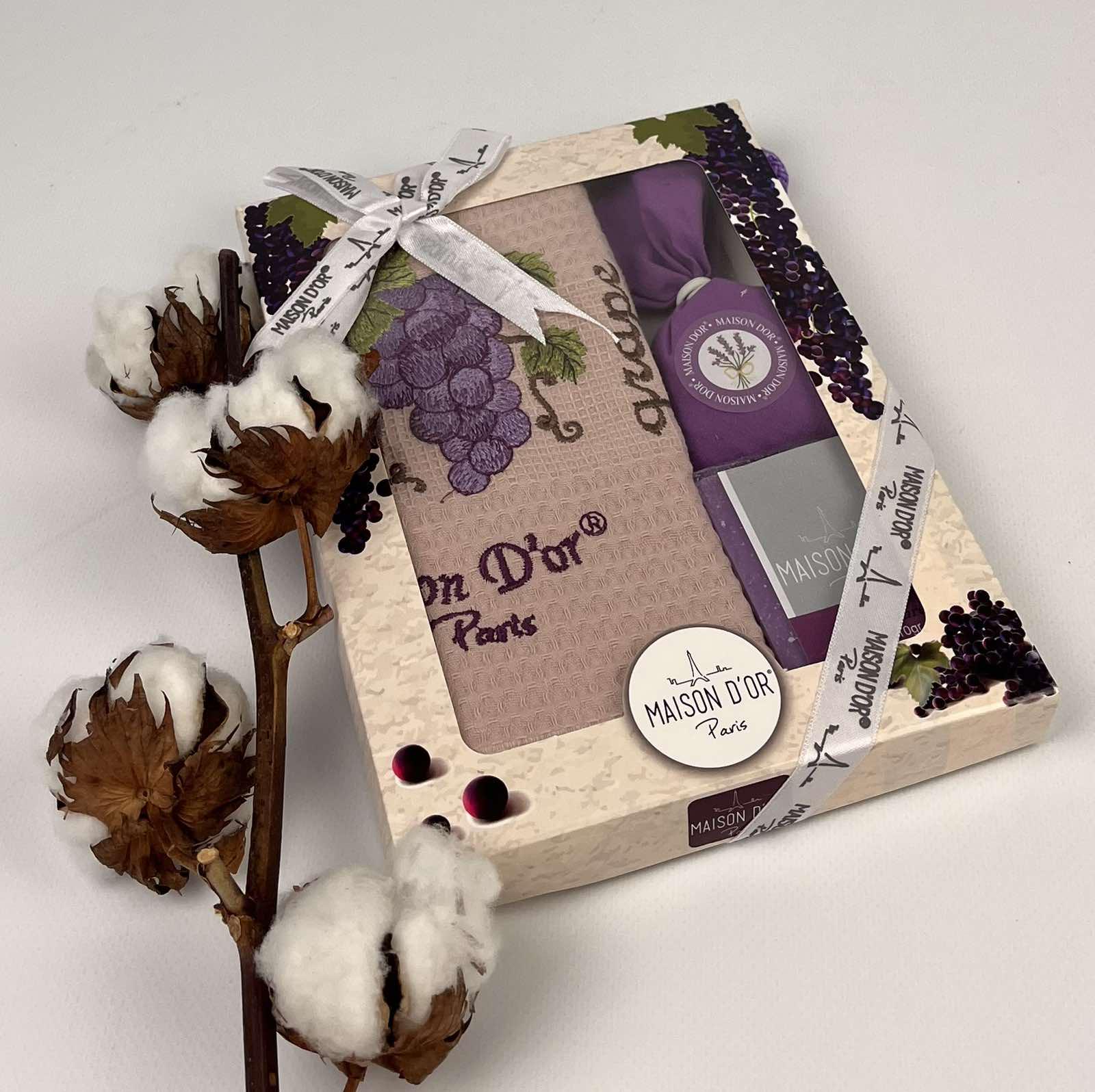 Кухонний рушник з милом Maison D'or Lavender Grape (CN27850)