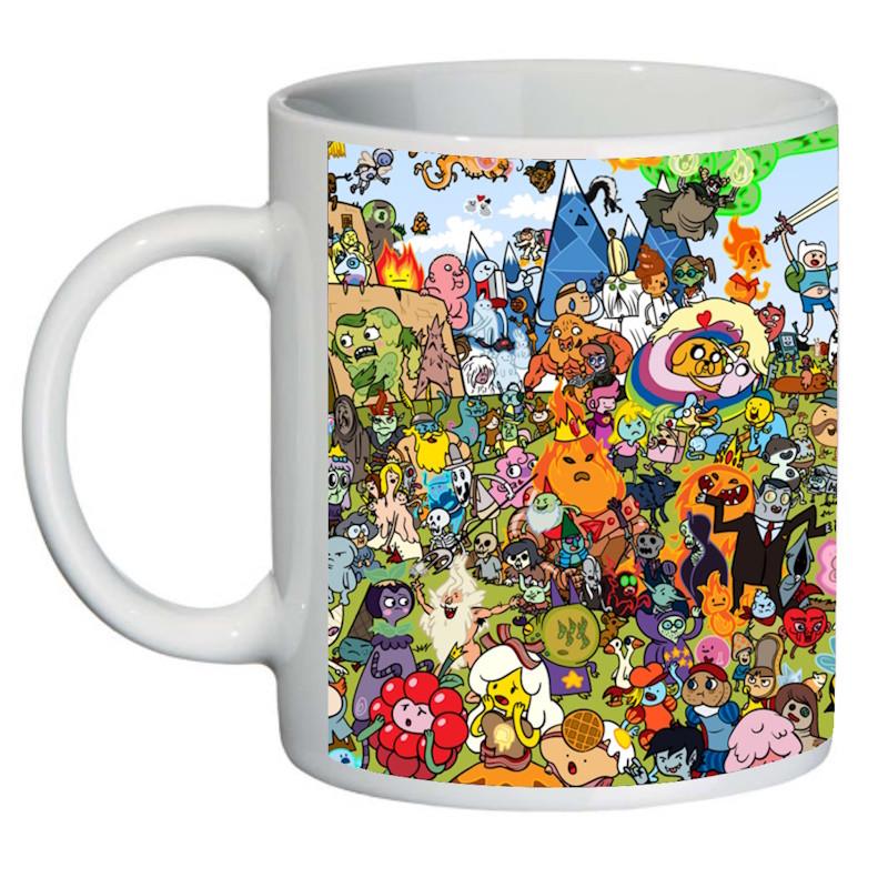 Чашка с принтом Время приключений SC-ATR-001-2 (2181713205)