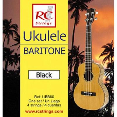Струны для укулеле Royal Classics UBB80 Ukelele Black Baritono (45105)