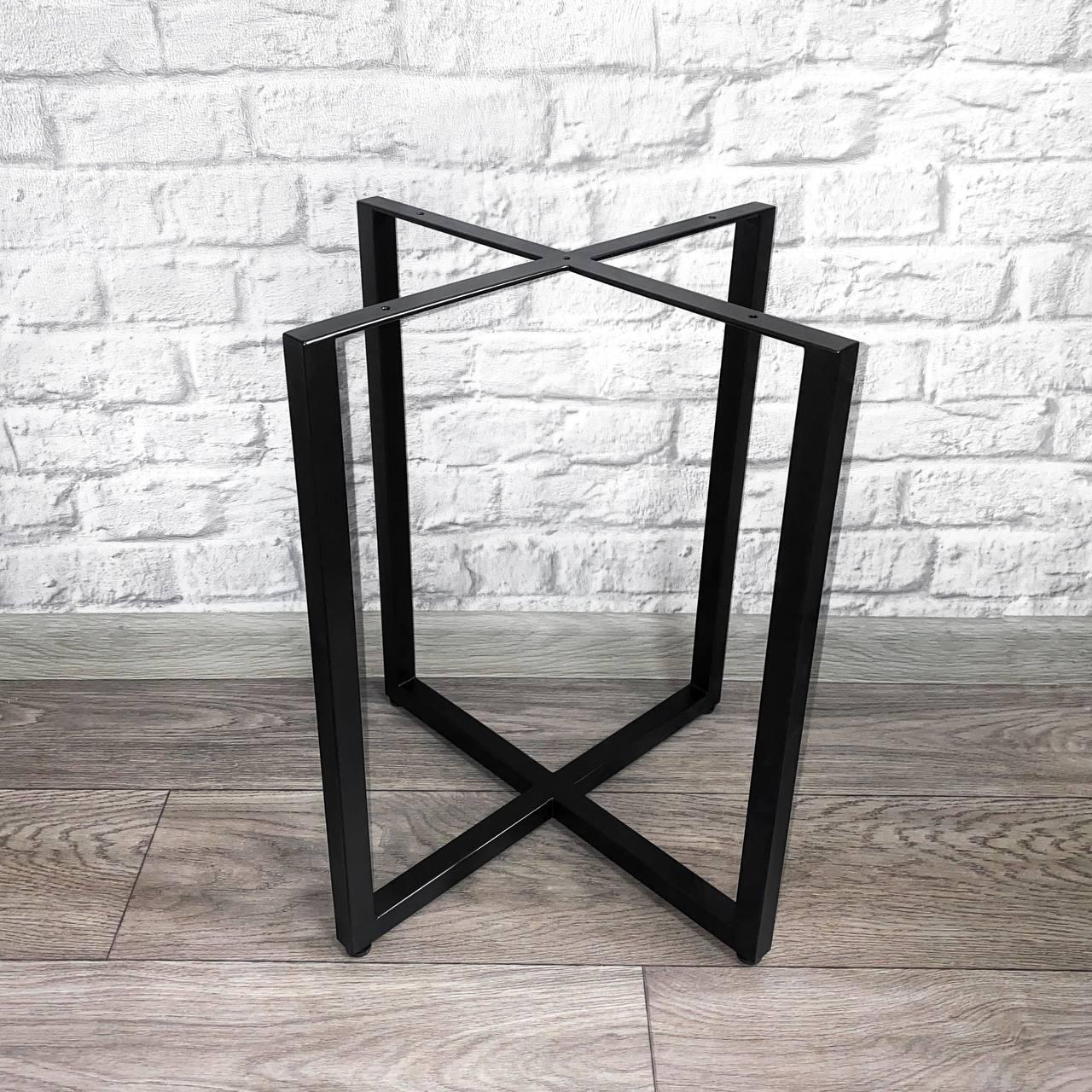 Каркас для журнального столика Krei Практик мини Н 450 мм 400х400 пр 20х20 Черный (КЖ2004.45) Каркас для журнального столика Krei Практик мини Н 450 мм 400х400 пр 20х20 Черный (КЖ2004.45)