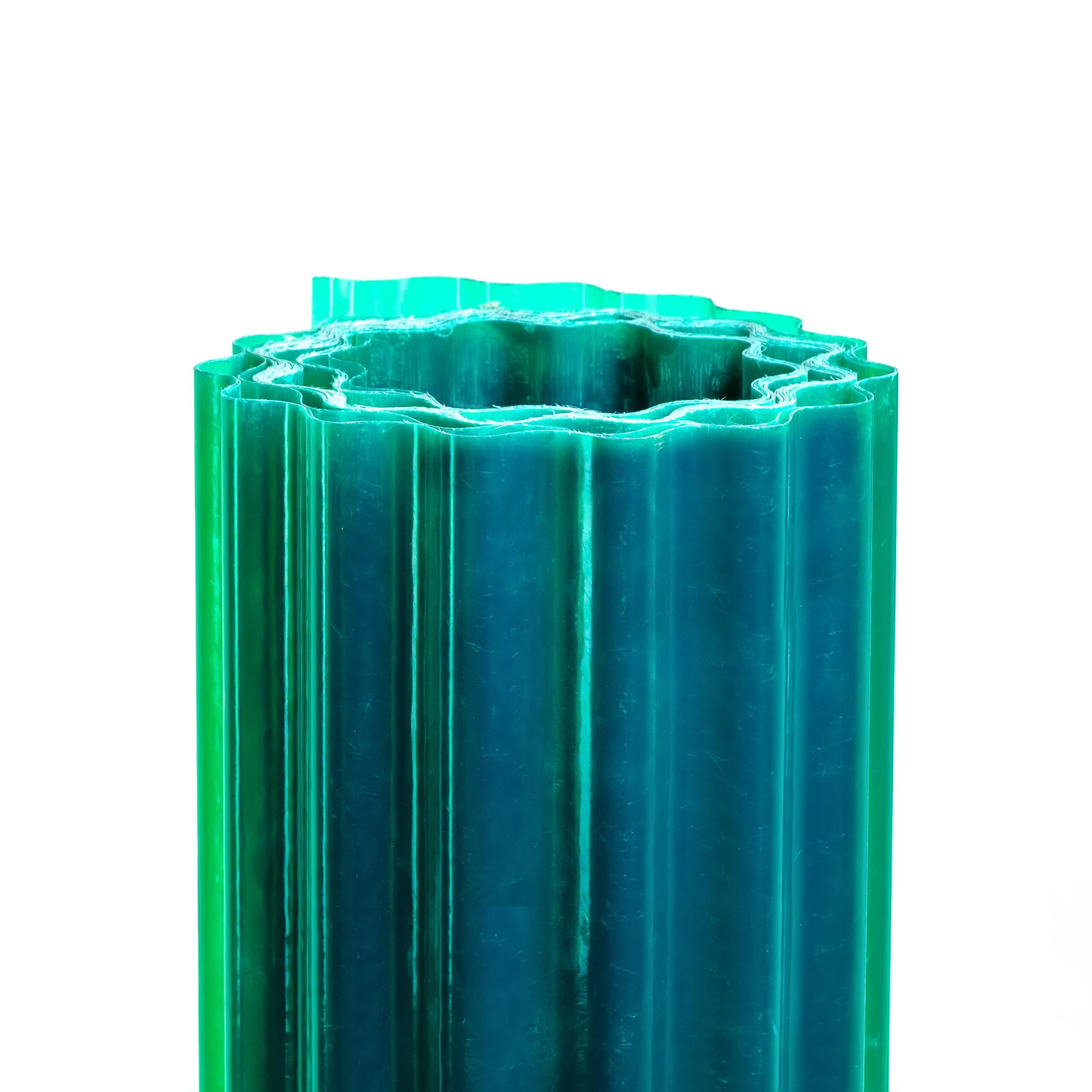 Шифер в рулонах пластиковый гофрированный PolyRoll "Усиленный" 2 м Зеленый - фото 4