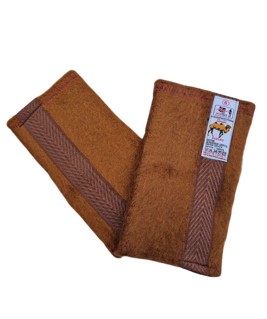 Наколінники лікувально-зігріваючі Mortex з натуральної верблюжої вовни двосторонні 5/M обхват коліна 32-36 см Коричневий (31217067)