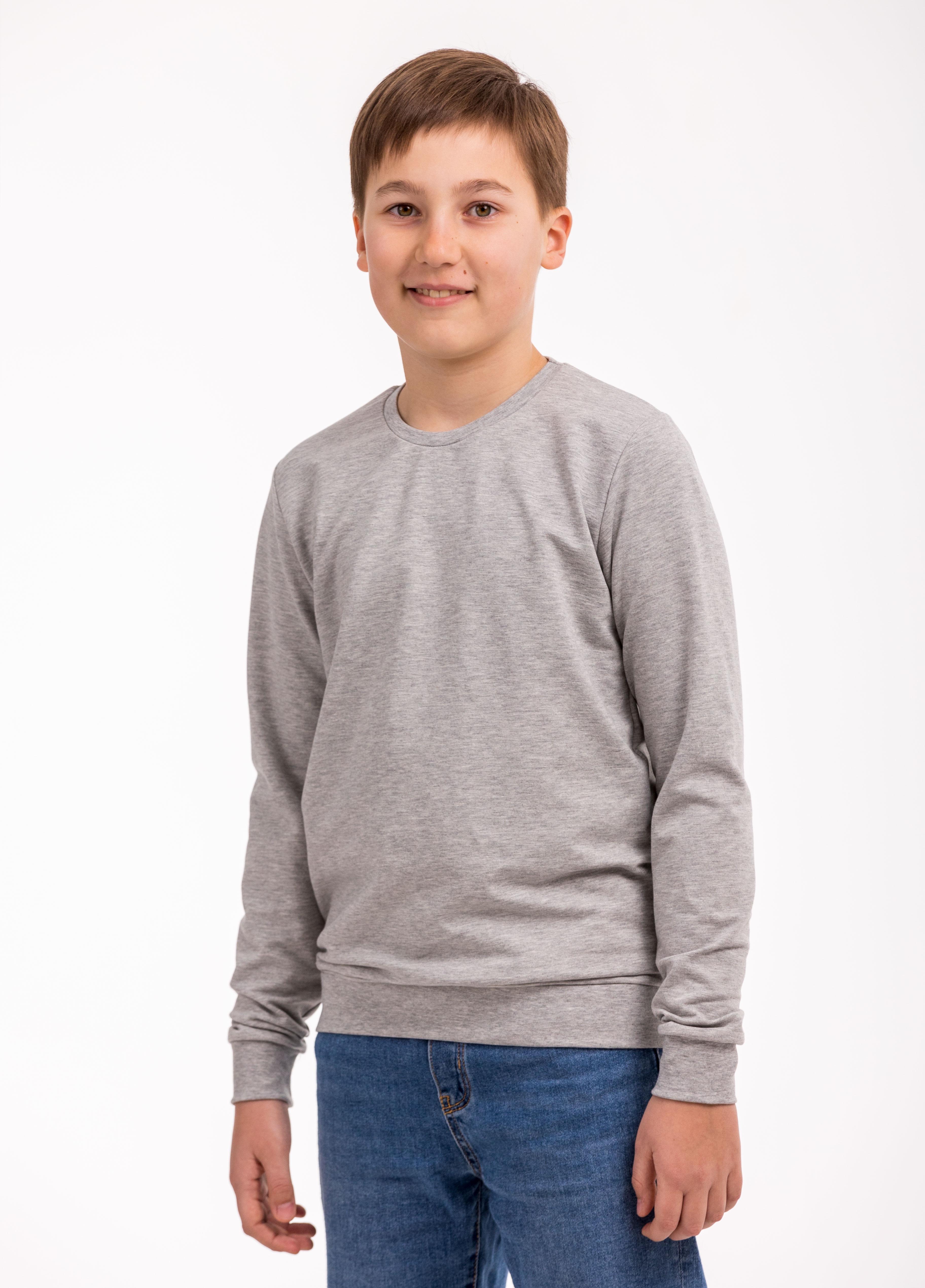 Свитшот детский Наталюкс р. 38 146-152 см Серый (4054502045061)