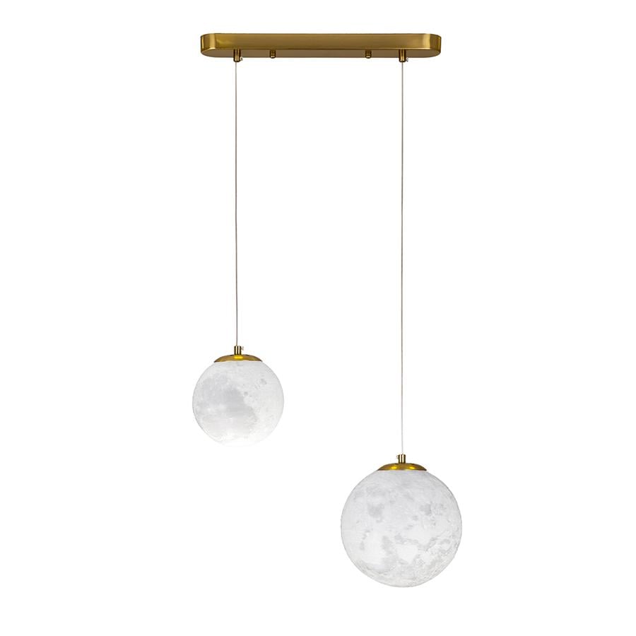 Светильник подвесной Levistella 7821520F-2 BR 380 металлический с пластиковыми плафонами под лампы Е27 (106-16-LVS4897)