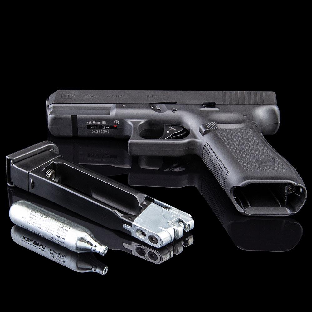 Пістолет страйкбольний Umarex Glock17 Gen.5 калібр 6 мм CO2 Blowback (1003677) - фото 8