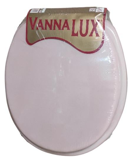 Сиденье для унитаза Vanna Lux однотонное Нежно-розовое (000031498)