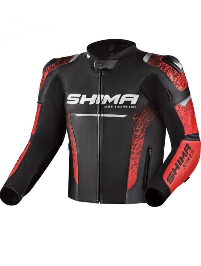 Мотокуртка SHIMA STR 2.0 2XL Black/Red (50720) Мотокуртка SHIMA STR 2.0 2XL Black/Red (50720)