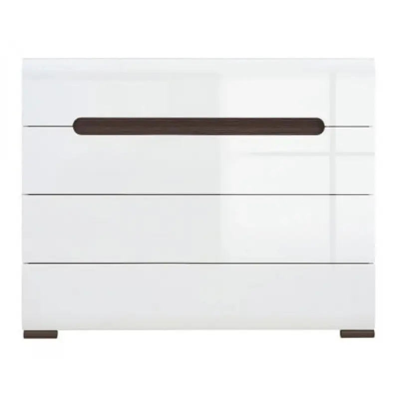 Комод Гербор Ацтека KOM4S/8/11 105х41х84 см Білий глянець (25279727) Комод Гербор Ацтека KOM4S/8/11 105х41х84 см Білий глянець (25279727)