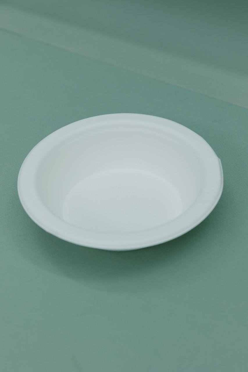 Тарелка из трости одноразовая компактная круглая миска 350 мл 125 шт. - фото 2 Тарелка из трости одноразовая компактная круглая миска 350 мл 125 шт. - фото 2