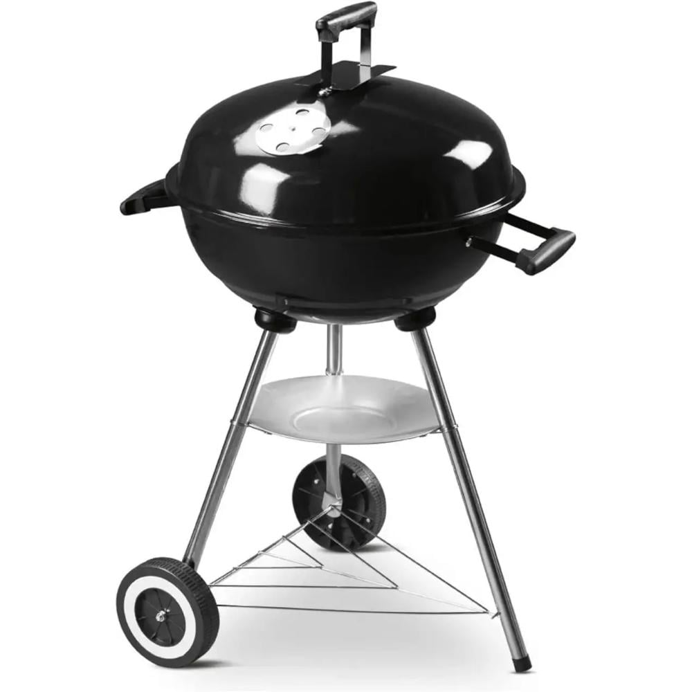 Гриль вугільний сферичний GRILLMEISTER з кришкою та колесами 34 см (33341180) Гриль вугільний сферичний GRILLMEISTER з кришкою та колесами 34 см (33341180)