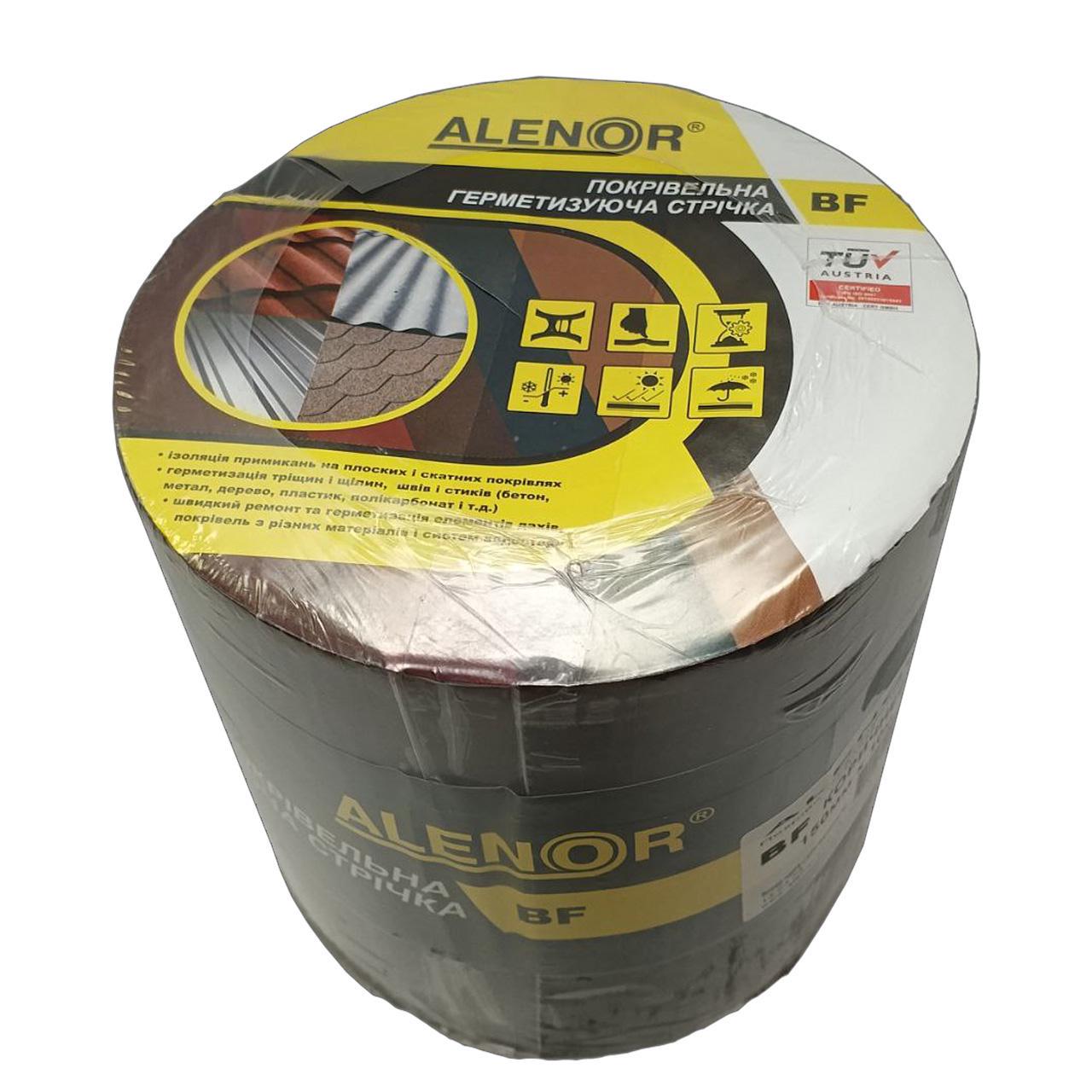 Стрічка покрівельна ALENOR BF RAL 8017 герметизуюча 100 мм 10 м (13679164)