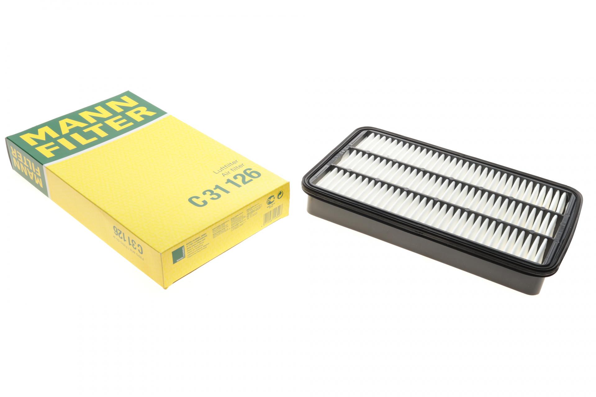 Фильтр воздушный Mann-Filter для Toyota (Camry 2,2/3,0 91-01/Celica 1,8-2,0 16V/2,0GT 93-99/Lexus RX 3,0 98-03 (C 31 126)
