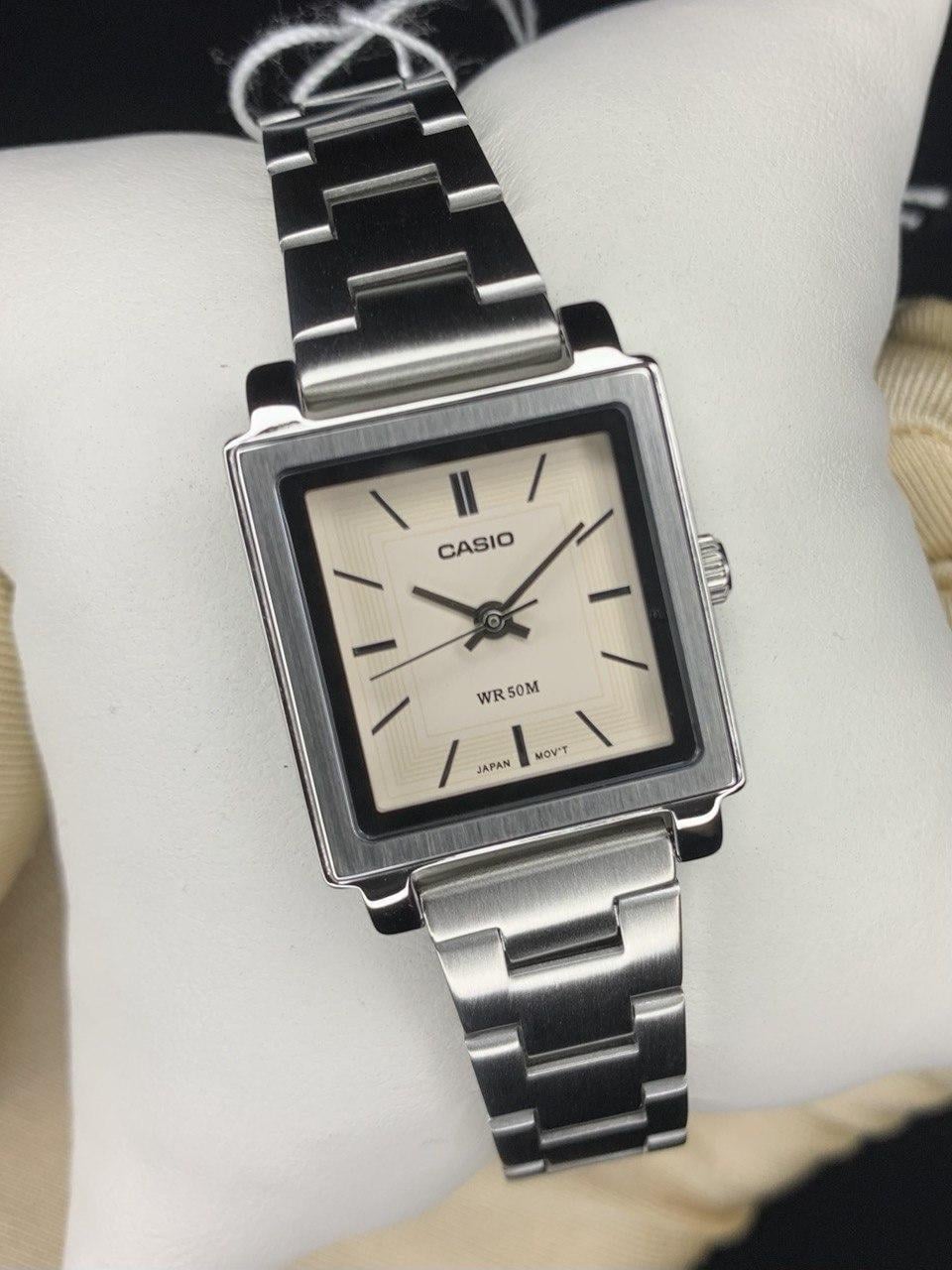 Наручные часы женские Casio LTP-E176D-4A Timeless Collection Lady Timeless Collection со стальным корпусом Розовый (2913669388)