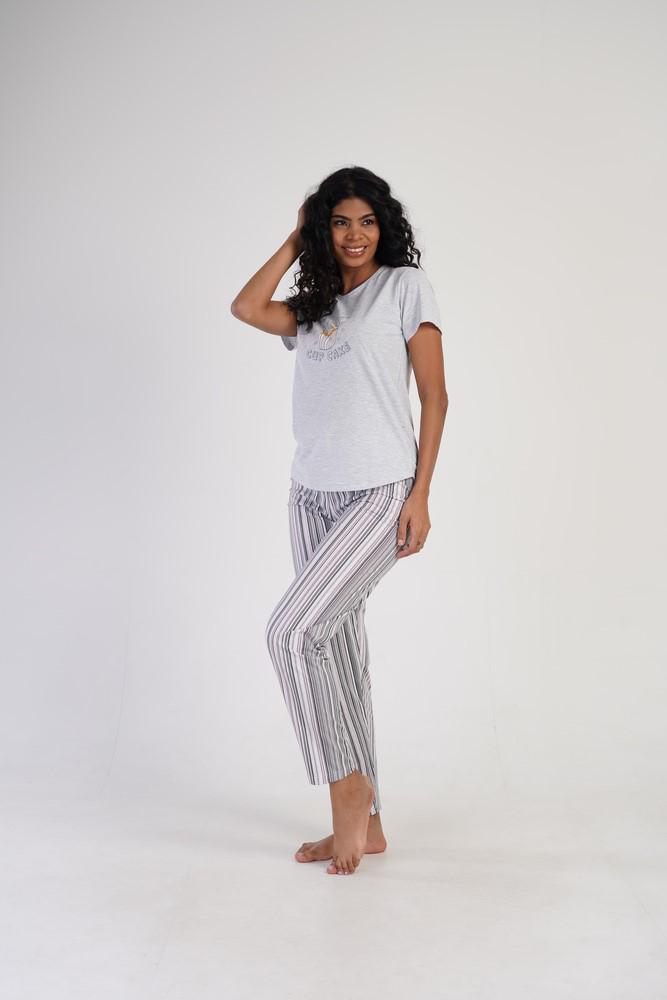 Пижама Vienetta 311056x39 женская L Светло-розовый - фото 3 Пижама Vienetta 311056x39 женская L Светло-розовый - фото 3