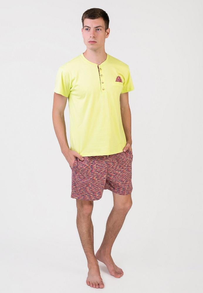 Пижама мужская Homewear Mad 33450 XXL Lime (3700467731804)