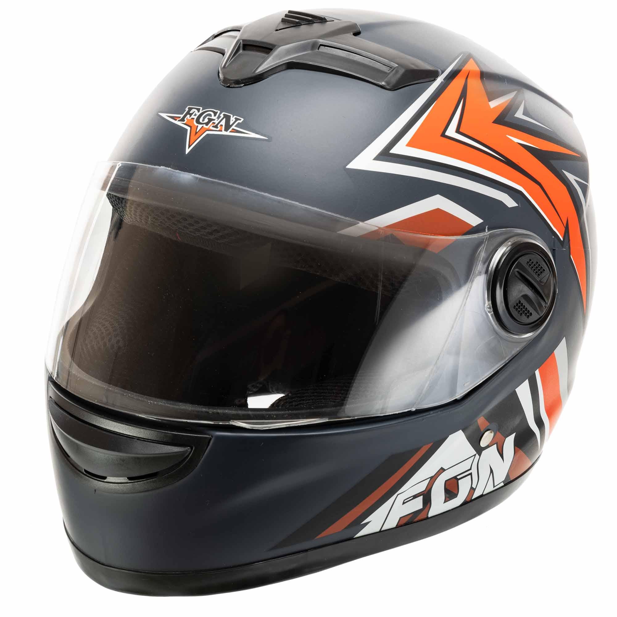 Мотошлем интеграл FGN FGN-828 full face L Темно-синий Мотошлем интеграл FGN FGN-828 full face L Темно-синий