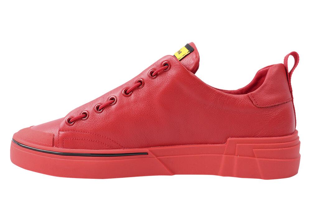 Кеди чоловічі Arees зі шкіри на низькому ходу на шнурівці р. 44 Червоний (94-21DTC) - фото 2 Кеди чоловічі Arees зі шкіри на низькому ходу на шнурівці р. 44 Червоний (94-21DTC) - фото 2