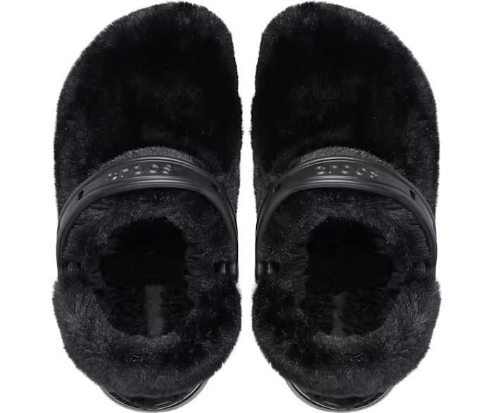 Сабо утепленные Crocs Classic Fur Sure р. W9/EUR 39-40 Black (9340158) - фото 3