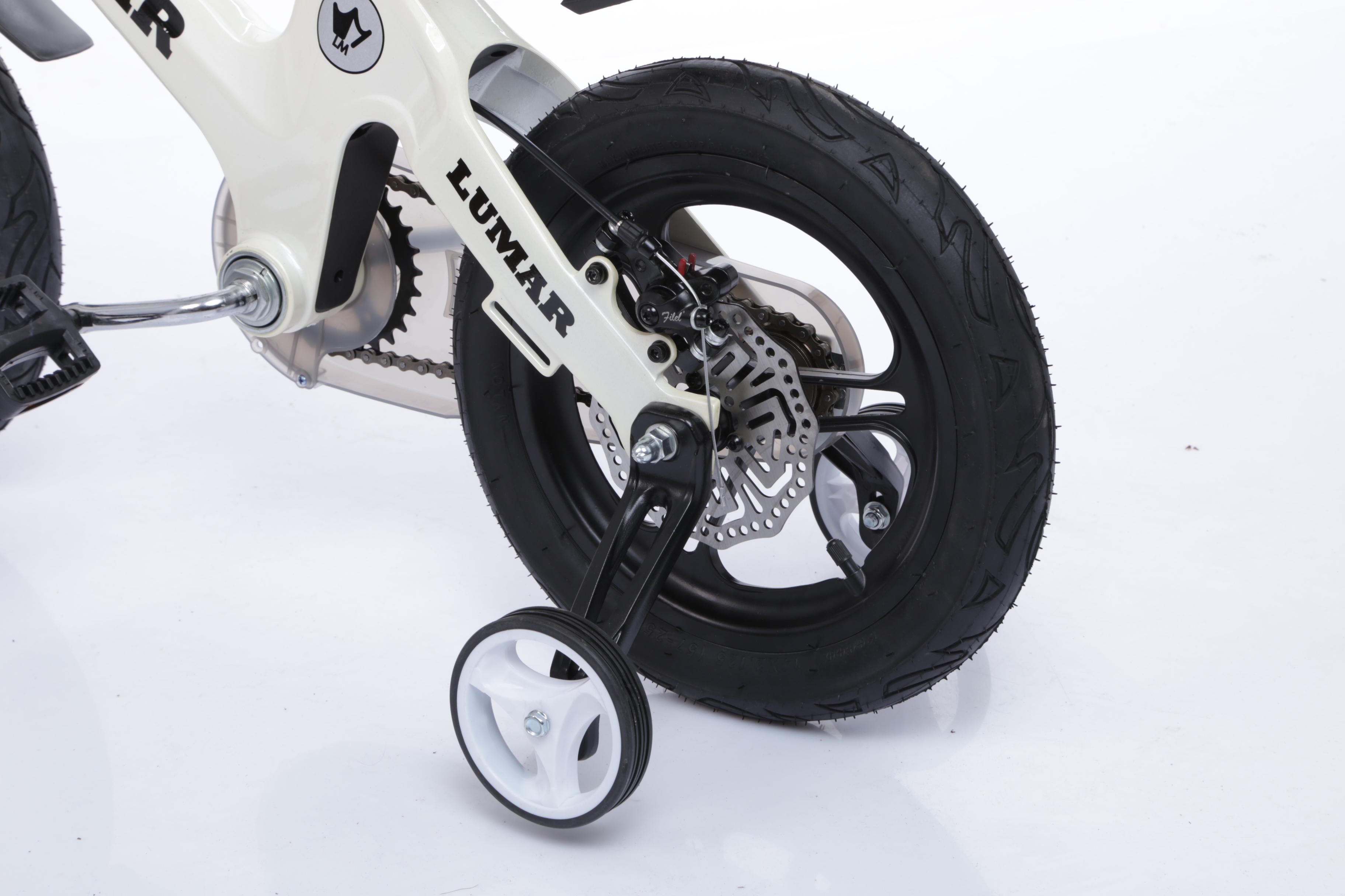 Магнієвий дитячий велосипед LUMAR 16'' Білий перламутр (1602) - фото 11 Магнієвий дитячий велосипед LUMAR 16'' Білий перламутр (1602) - фото 11