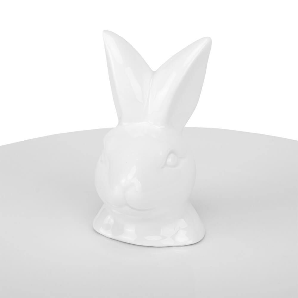 Керамічна підставка Lefard Цікавий кролик 30 см Білий (8910-008) - фото 3 Керамічна підставка Lefard Цікавий кролик 30 см Білий (8910-008) - фото 3
