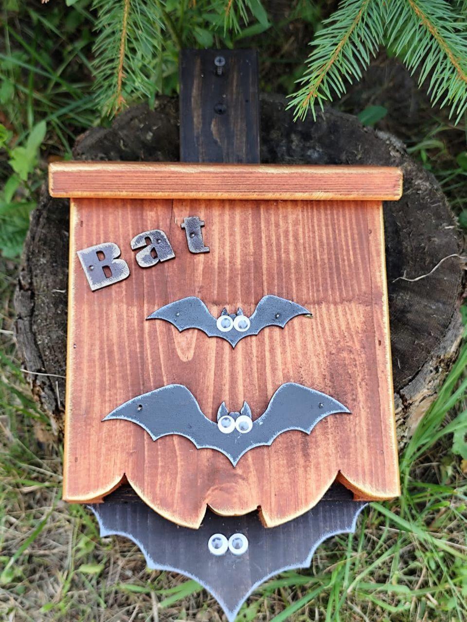 Дом для летучих мышей Сибелла подвесной 30х20х6,5 см Коричневый - фото 2 Дом для летучих мышей Сибелла подвесной 30х20х6,5 см Коричневый - фото 2