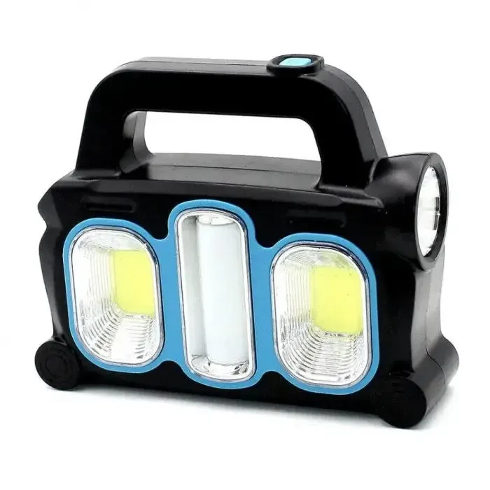 Фонарь ручной на солнечной батарее HB 6168 3в1 на 3 режима с функцией Power Bank (2766)