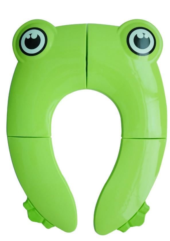 Детская накладка на унитаз SUNROZ Frog Shape Folding Potty Seat дорожная складная Зеленый (SUN5011)