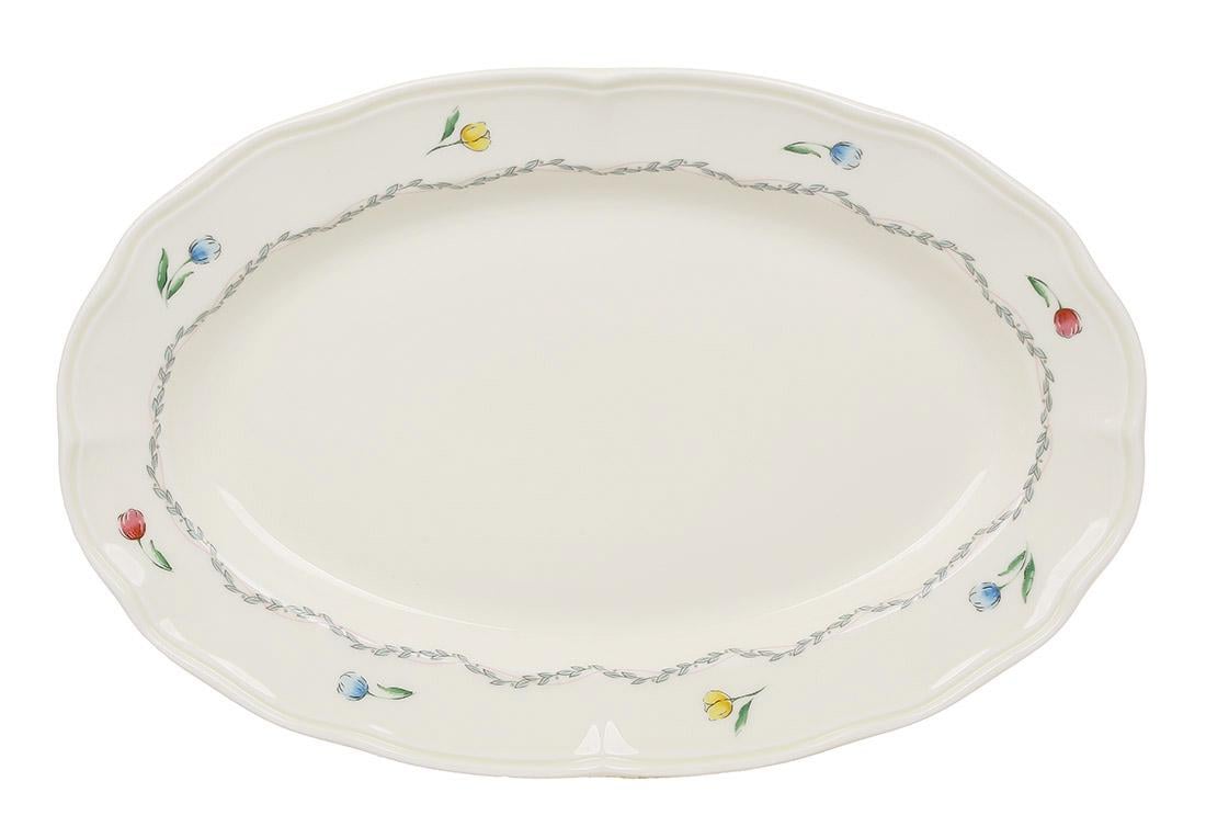 Блюдо порцеляновое овальное 33 см (159-004)