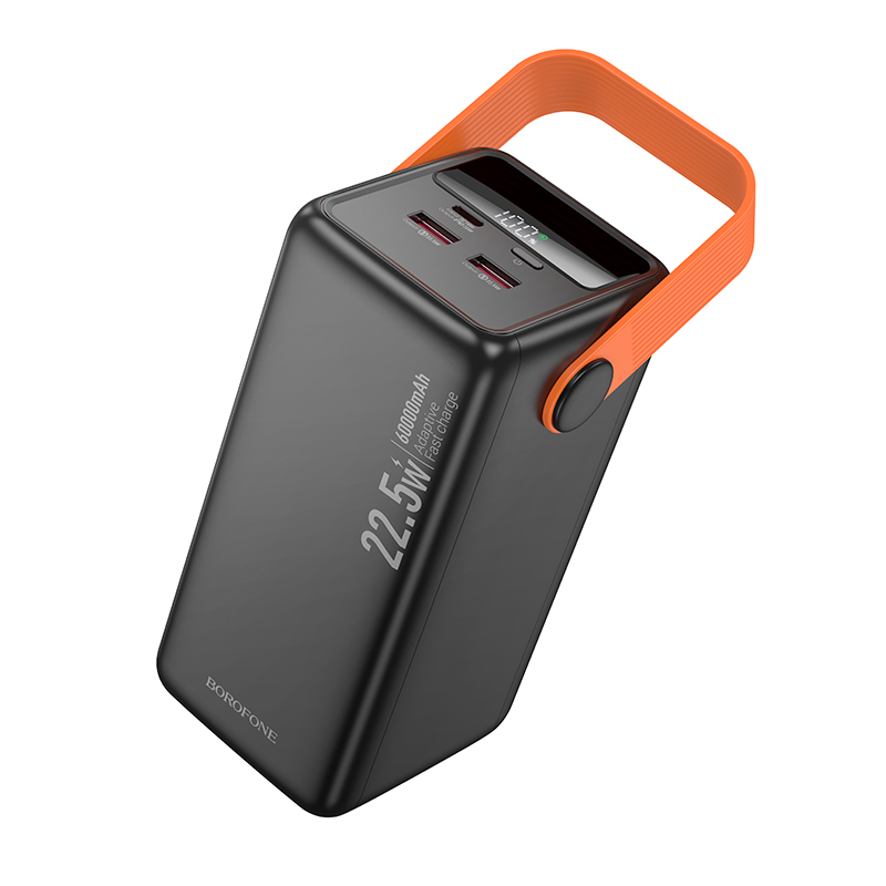 Повербанк Borofone BJ66B Magnifico 22,5W+PD20W 60000 mAh Black (id_8336)