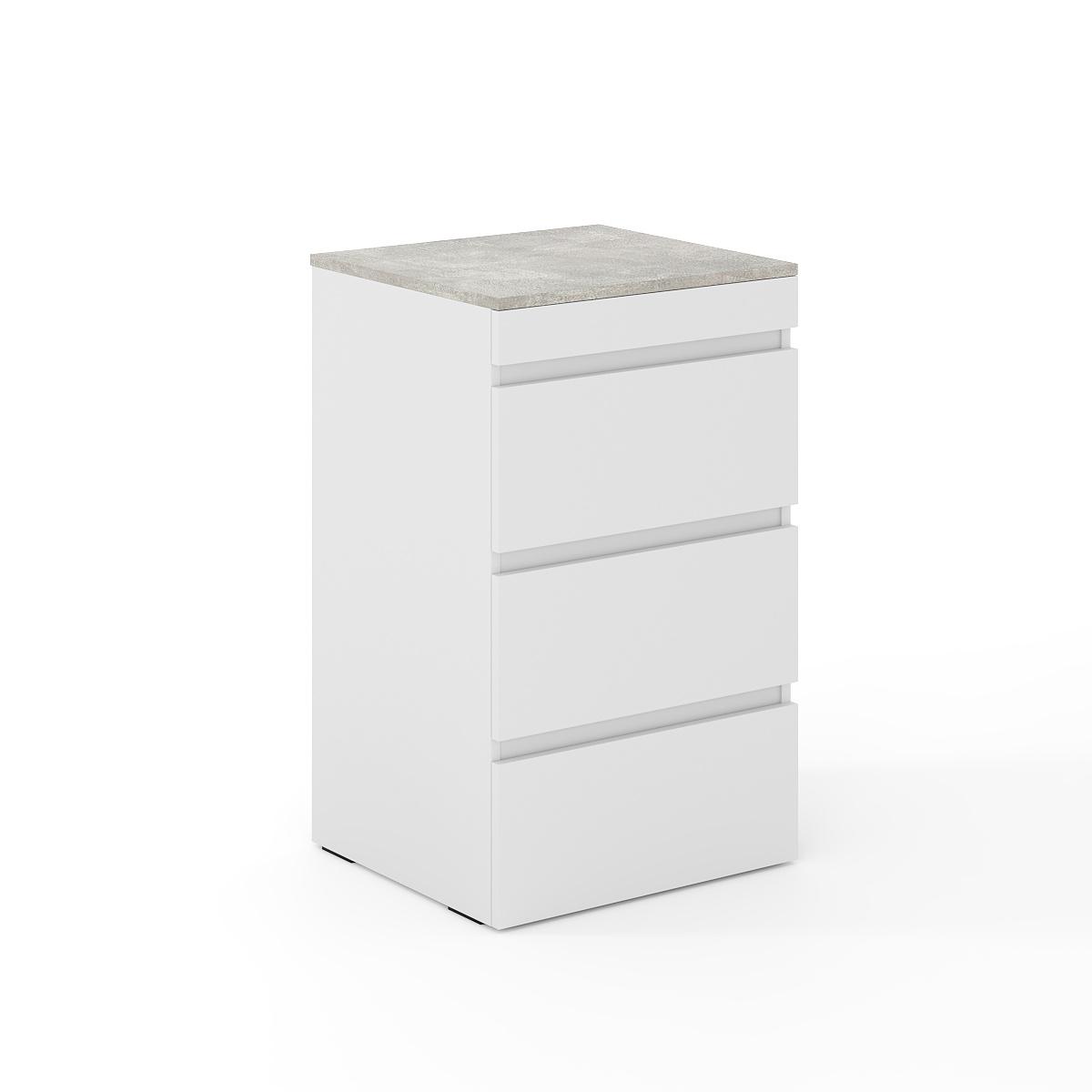 Стол комод-трансформер Molli 1400x450x756 мм Белый бриллиант/Ателье светлый (GATB01010400000) - фото 2 Стол комод-трансформер Molli 1400x450x756 мм Белый бриллиант/Ателье светлый (GATB01010400000) - фото 2