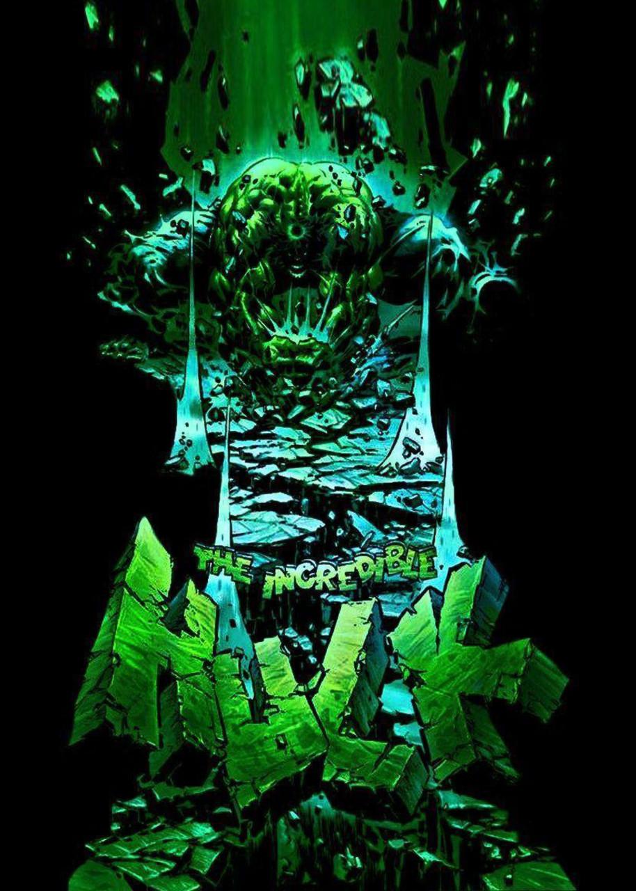 Картина постер Gee! Hulk Халк минимализм 40х60 см HK.09.069