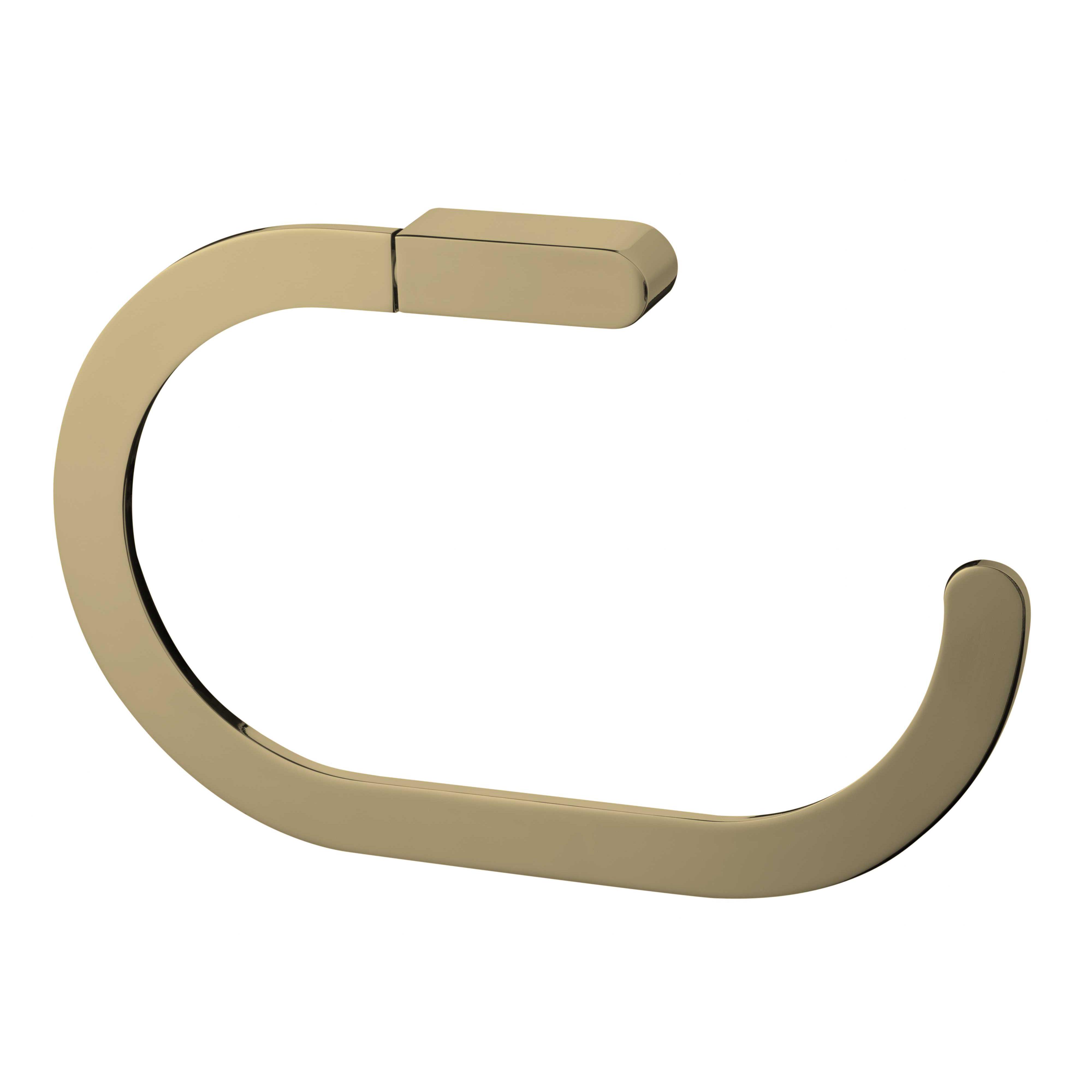 Тримач для рушників Bisk овальний NATURE BOX Золотий (07951)